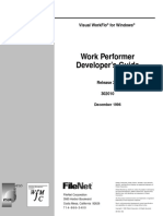 Work Performer Developer'S Guide: Visual Workflo For Windows