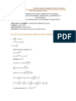 Ecuaciones Diferenciales Lineales-Bernoulli-Ricatti