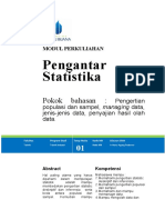 Modul Standard - 1 Pengantar Statistika