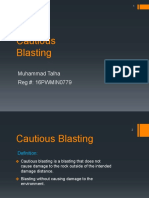 Cautious Blasting: Muhammad Talha Reg #: 16PWMIN0779