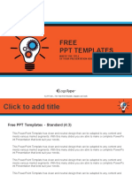 Creative Industrial Bulb PowerPoint Templates Standard