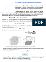 Calculos de asentamiento por consolidación