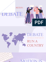How To Debate and Position in Debate