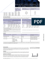 Tolerances According To en 10162 Standards: Outside Dimensions