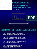 An Introduction To High-Performance Liquid Chromatography (HPLC)