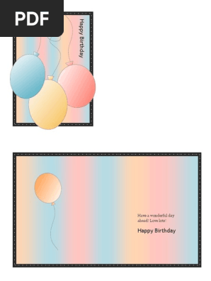Happy Birthday Card