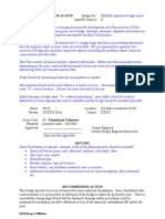 XXXX County Bridge Scour Plan of Action: XXXXX Poa G 2008