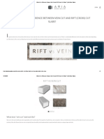 What Is The Difference Between Vein Cut and Rift (Cross) Cut Slabs - Aria Stone Gallery