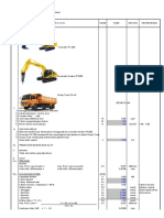 Analisa Produktivitas Alat