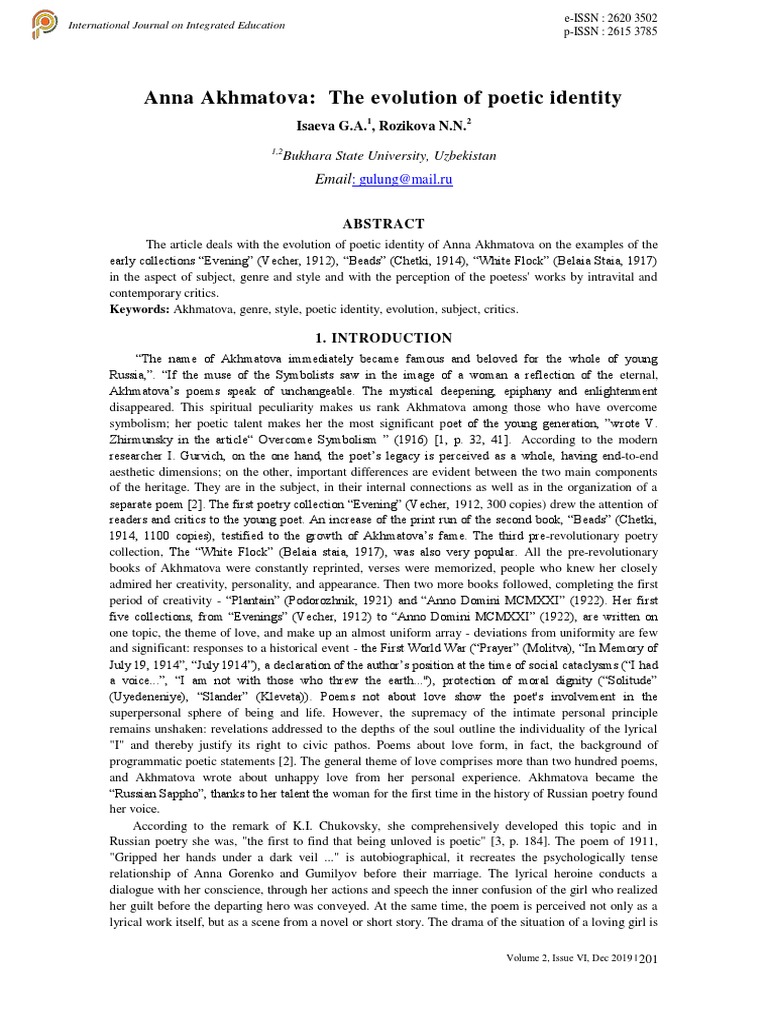 Contemporary Poetry About History Identity &amp; Change