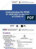 Session 1 Understanding The RPMS SY 2020-2021 in The Time of COVID-19