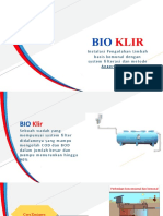 BIO KLIR Aerob Presentasi