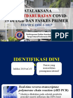 Tatalaksana Kedaruratan COVID 19 Di UGD Dan Faskes Primer