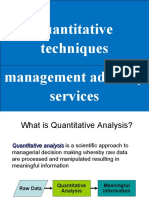 Jjcute Quantitative Techniques