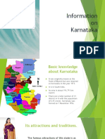 Information On Karnataka: by Adarsh Dahiya Class B