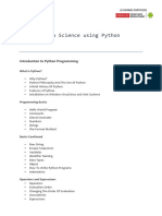 Data Science Using Python 2020