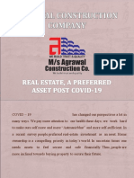 Real Estate, A Preferred Asset Post COVID-19