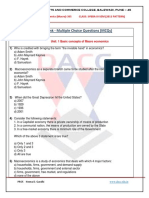 Question Bank - Multiple Choice Questions (MCQS)