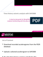 Time-History Seismic Analysis With SAP2000