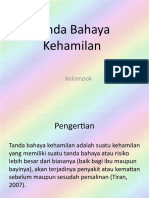 Tanda Bahaya Kehamilan