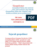 Geopolymer: Bahan Ramah Lingkungan untuk Konstruksi