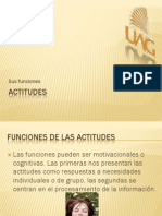 Actitudes FUNCIONES