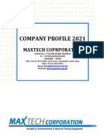 Maxtech Profile For Registration 2020