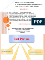 Aspek Biofisik Dan Psikososial Periode Post Partum