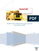Modul AutoCAD Land Desktop 2009 (Minggu, 13 Oktober 2009) (1)