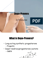 Depo-Provera: in 5 Minutes