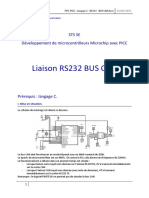 TP5. PICC - Langage C - RS232 - BUS CAN