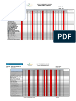 Format Absensi Kelas 8 2018-2019