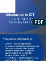 Introduction to ICT Networking Applications