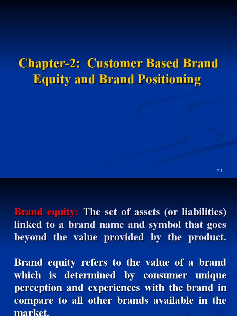 Customer-Based Brand Equity Explained | PDF | Market Segmentation | Brand