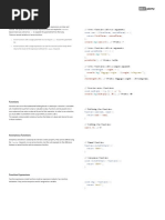 Learn JavaScript - Functions Cheatsheet