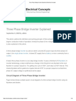 Three Phase Bridge Inverter Explained - Electrical Concepts