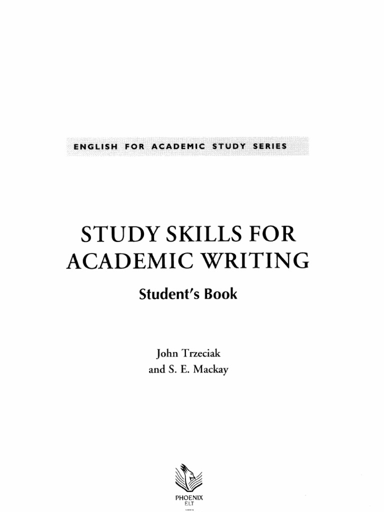 Academic Writing Study Skills Guide | PDF