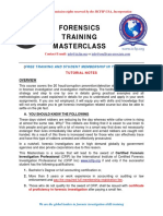 Forensics Training Masterclass Module - 1