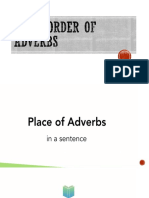 Word Order of Adverbs-Converti