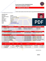 Curriculum Vitae: Directorate General of SEA TRANSPORTATION Document of Indonesian's Seafarer