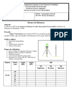 TP N04 Mesure de Distances 