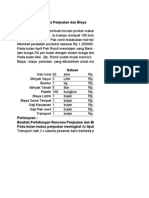 Rencana Penjualan Dan Biaya Final