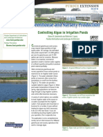 Ommercial Greenhouse and Nursery Production: Controlling Algae in Irrigation Ponds C