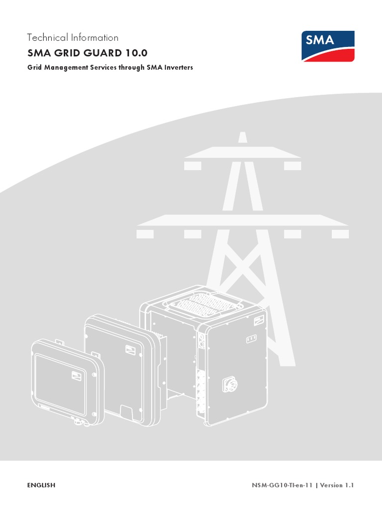 Sma Grid Guard 10.0: Technical Information | PDF | Electrical Grid ...