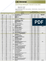 Horaires - LPPLM 2021