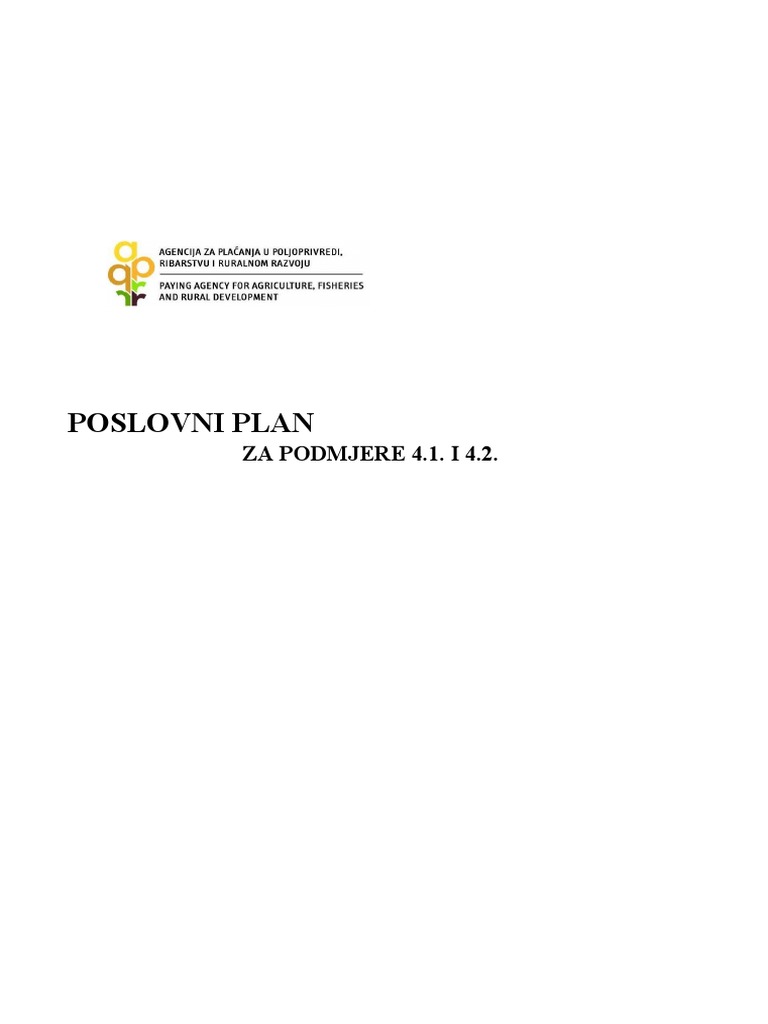 Poslovni Plan | PDF