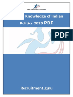 General Knowledge of Indian Politics 2020: Recommendations