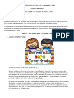 Conducta de Entrada. Semana Del 25 Al 29 de Enero de 2.021