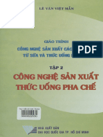 Giáo Trình Công Nghệ Sản Xuất Các Sản Phẩm Từ Sữa Và Thức Uống Pha Chế - Tập 2 - Công Nghệ Sản Xuất Thức Uống Pha Chế - 995261