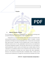 Name: Code: Learning Task 2 I. Venn Diagram. 15 Points: ICTE 1013 - Computer Fundamentals and Application - 1